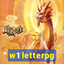 w1 letterpg