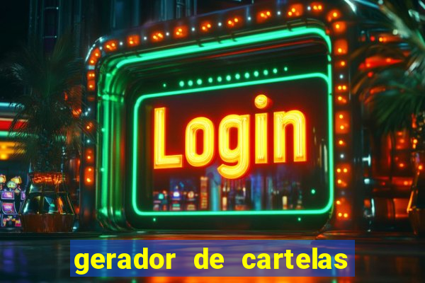 gerador de cartelas de bingo 1 a 99