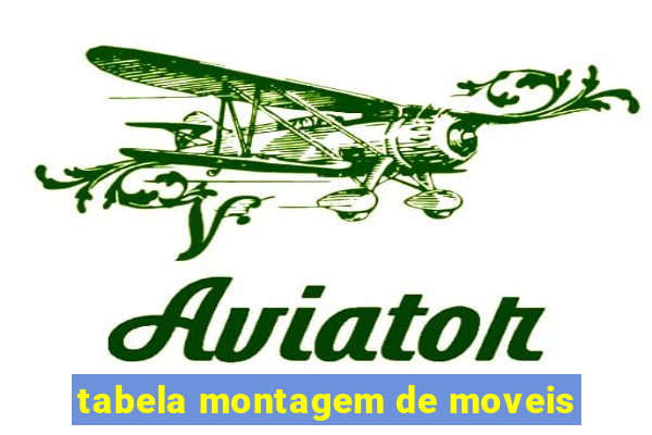 tabela montagem de moveis