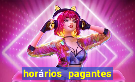 horários pagantes fortune rabbit hoje