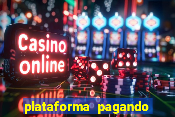 plataforma pagando no cadastro