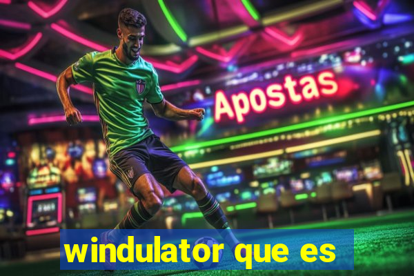 windulator que es