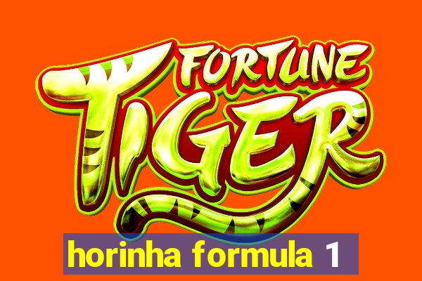 horinha formula 1