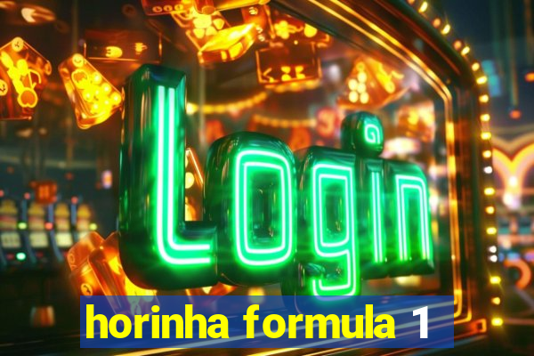 horinha formula 1