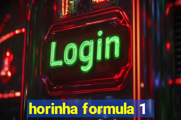 horinha formula 1