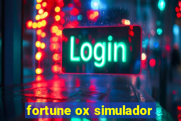 fortune ox simulador