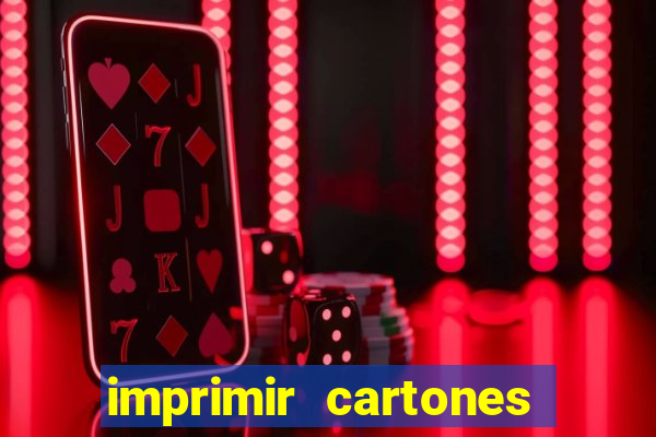 imprimir cartones de bingo