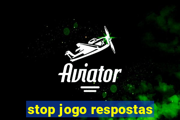 stop jogo respostas