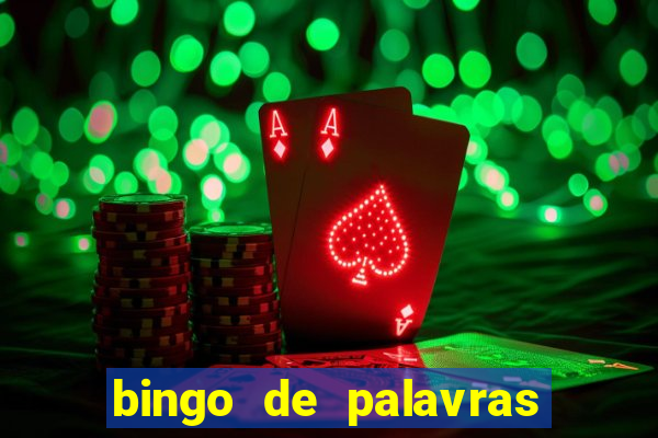 bingo de palavras de natal