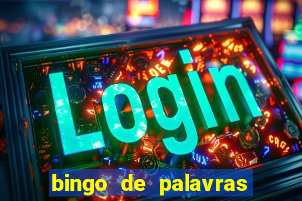 bingo de palavras de natal