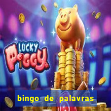 bingo de palavras de natal