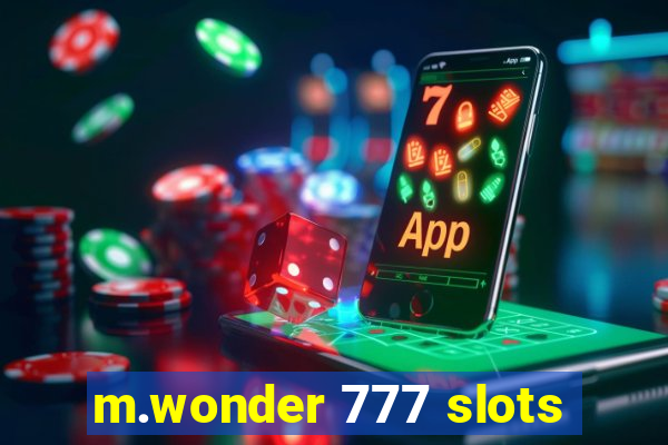 m.wonder 777 slots