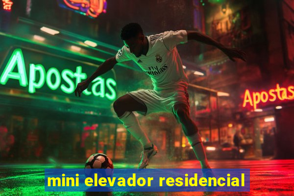 mini elevador residencial