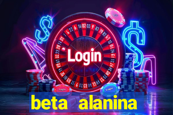 beta alanina aumenta a pressao