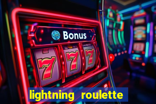 lightning roulette como jogar