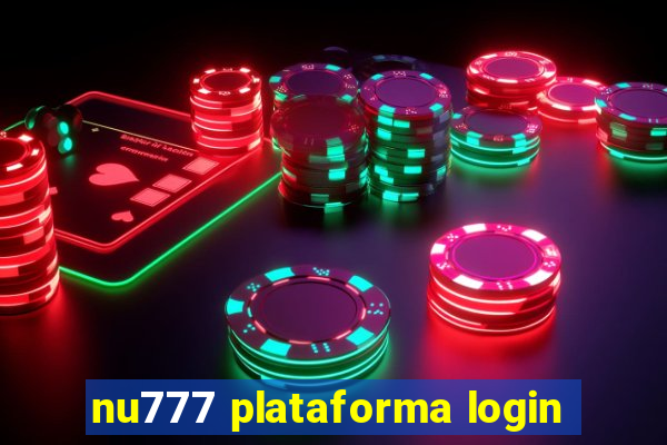 nu777 plataforma login