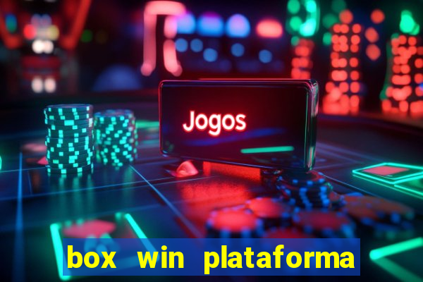 box win plataforma de jogos