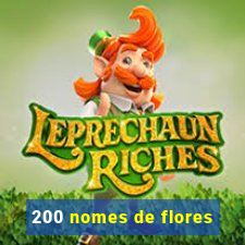 200 nomes de flores