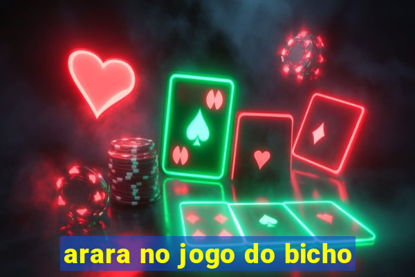 arara no jogo do bicho