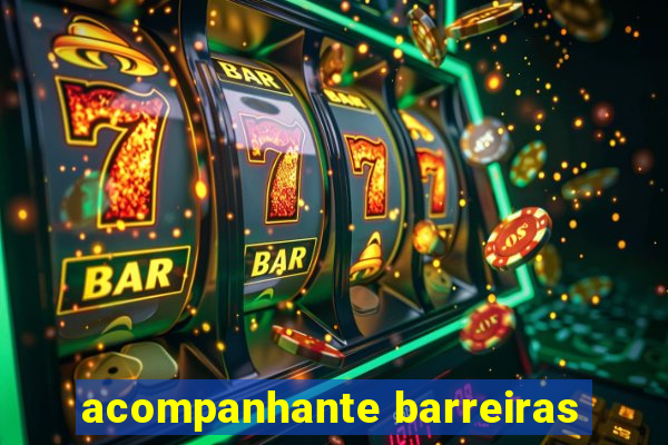 acompanhante barreiras