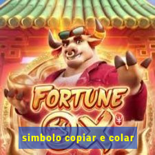 simbolo copiar e colar