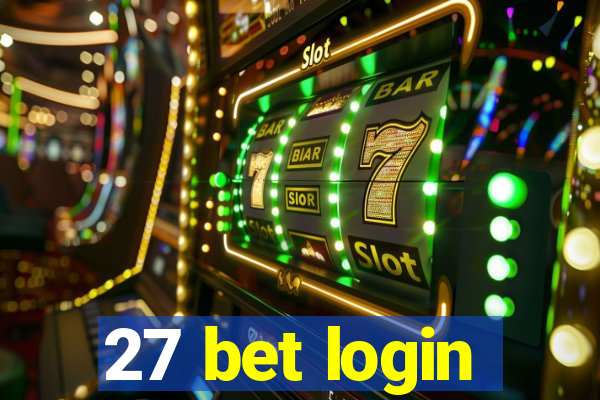 27 bet login