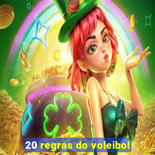 20 regras do voleibol