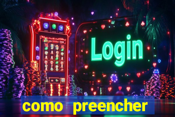 como preencher recibo de pagamento