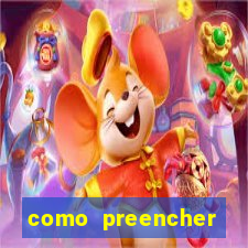 como preencher recibo de pagamento