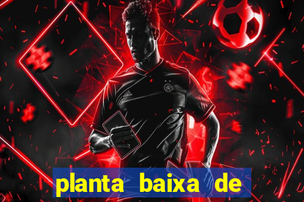 planta baixa de campo de futebol society