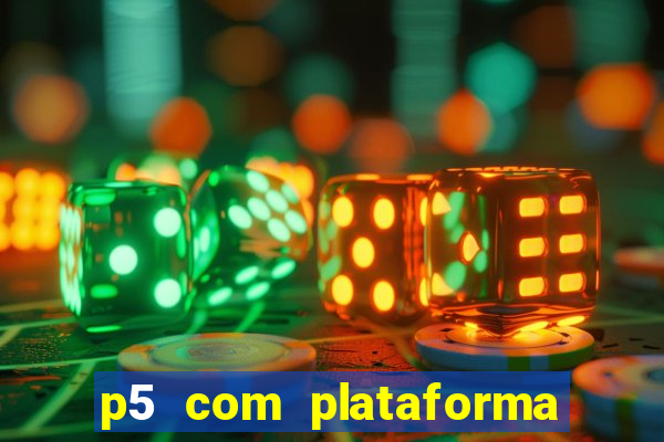 p5 com plataforma de jogos