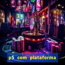 p5 com plataforma de jogos