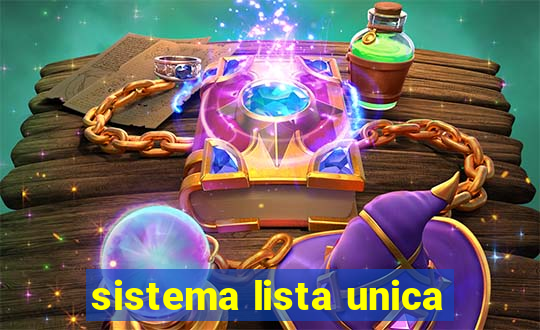 sistema lista unica