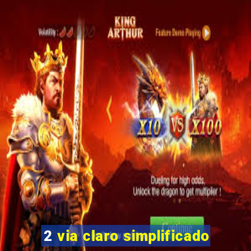 2 via claro simplificado