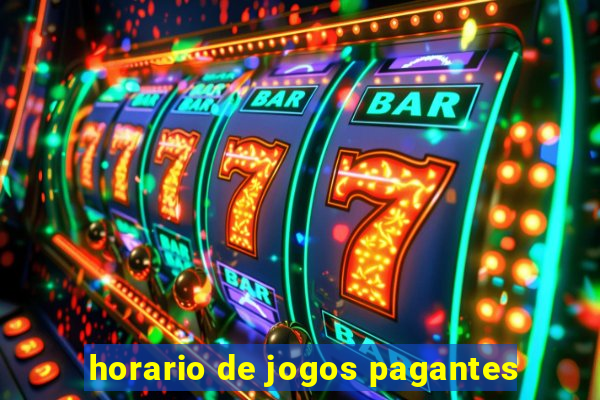 horario de jogos pagantes