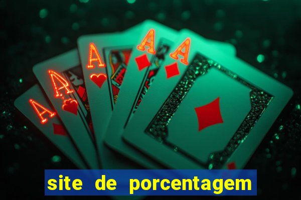 site de porcentagem de jogos slots