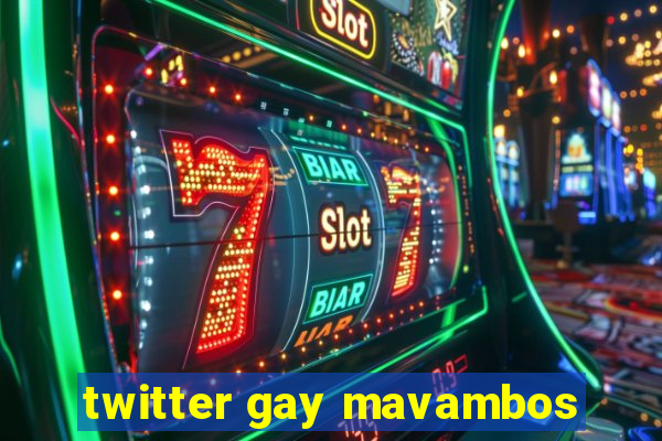 twitter gay mavambos