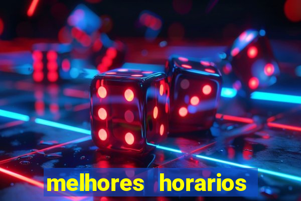 melhores horarios pagantes fortune tiger