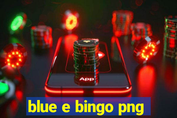 blue e bingo png