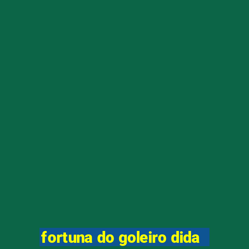 fortuna do goleiro dida