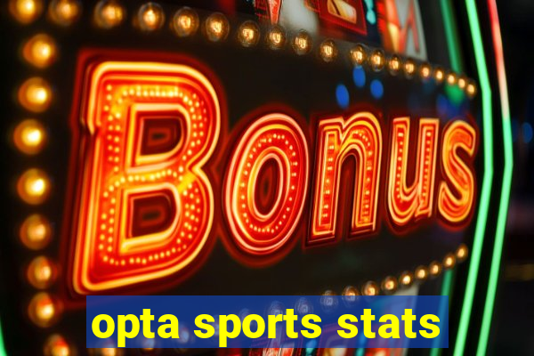 opta sports stats