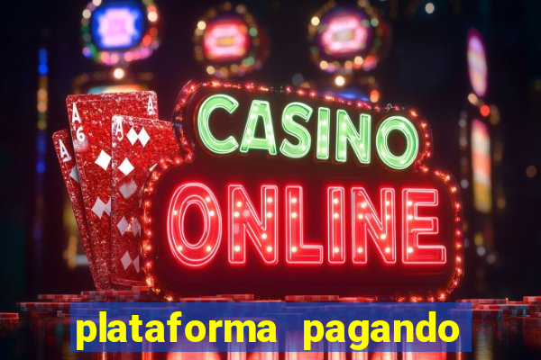 plataforma pagando bonus no cadastro