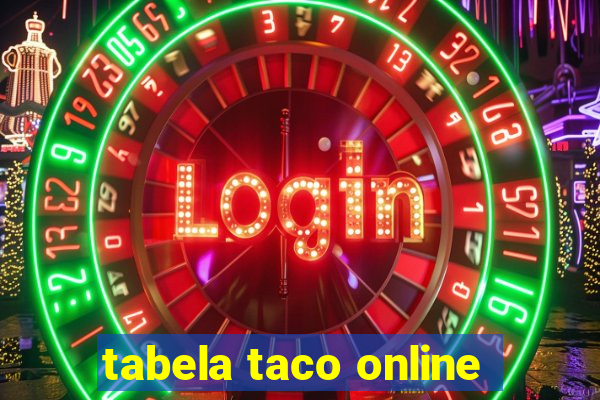 tabela taco online