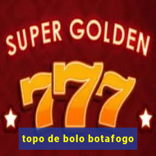 topo de bolo botafogo