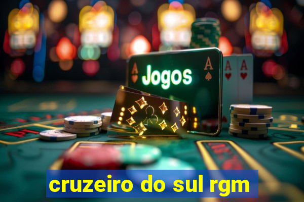 cruzeiro do sul rgm