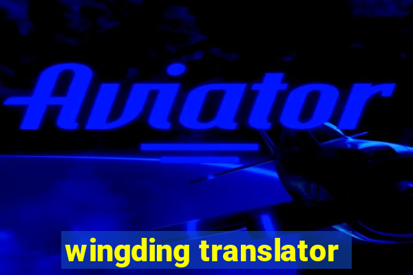 wingding translator