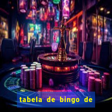 tabela de bingo de 1 a 100