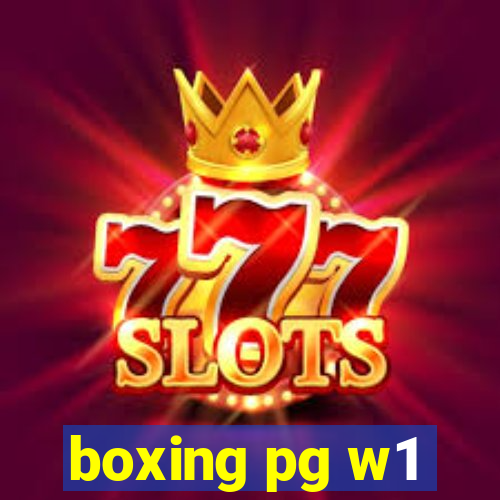 boxing pg w1