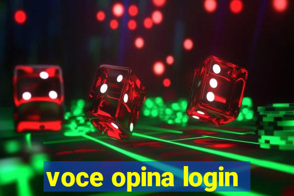 voce opina login