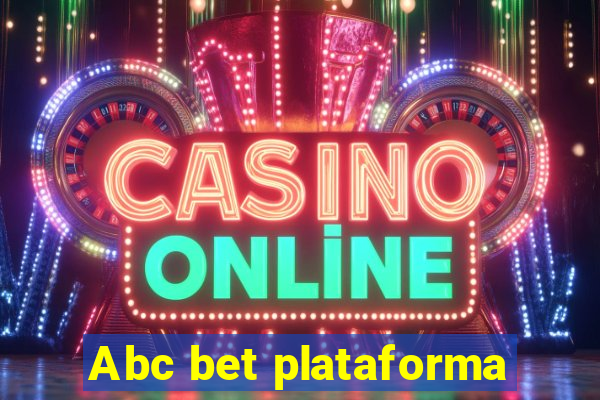 Abc bet plataforma